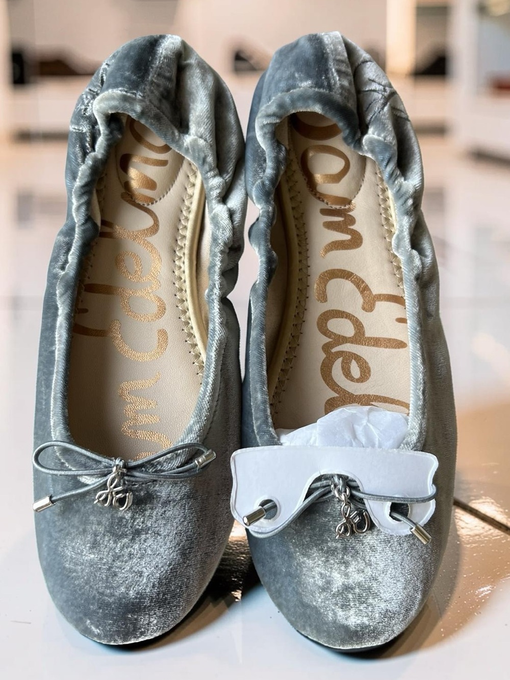 Sam Edelman “Felicia” Velvet Ballet Flats - Retired Seasonal Style - Picture 2 of 6